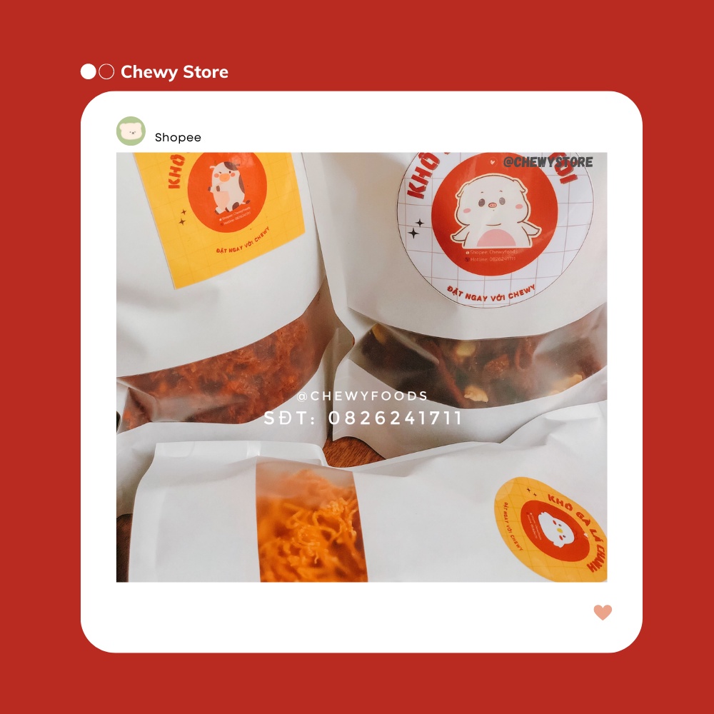 250gr Khô bò xé sợi Chewyfoods - Khô bò cay | BigBuy360 - bigbuy360.vn