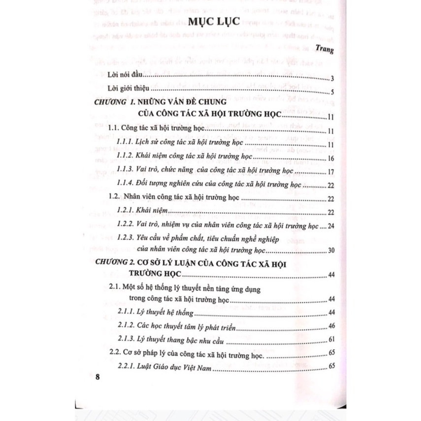 Sách - Đại Cương Công Tác Xã Hội Trường Học