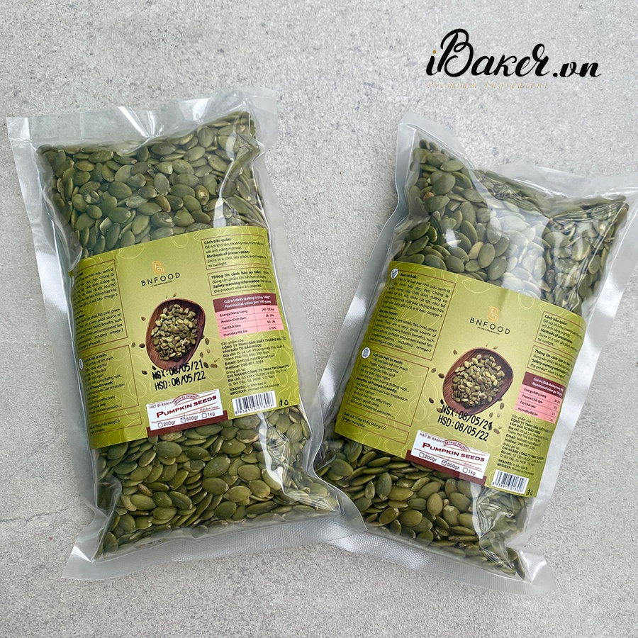 NHÂN HẠT BÍ XANH 100g