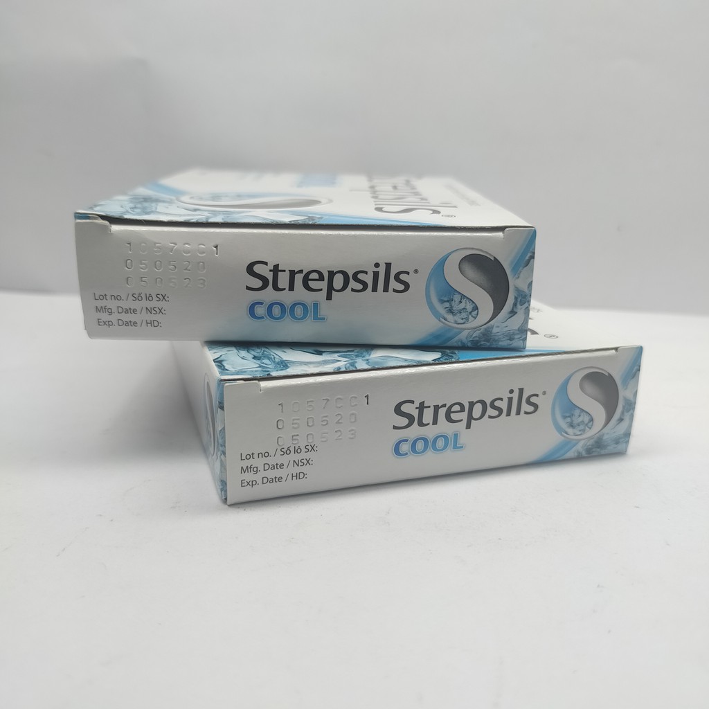 Strepsils cool vị bạc hà hộp 24 viên