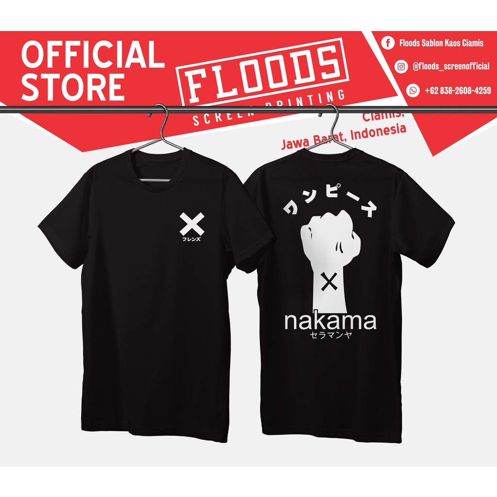 Áo thun in hình anime One Piece Nakama Anime T-shirt mẫu mới siêu đẹp