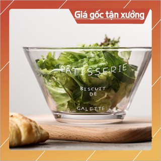 Bát thủy tinh trộn salad