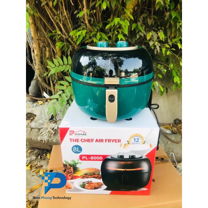 NỒI CHIÊN KHÔNG DẦU 8L PL HOME THE CHEF AIR FRYER - 8L - BẢO HÀNH 12 THÁNG CHÍNH HÃNG