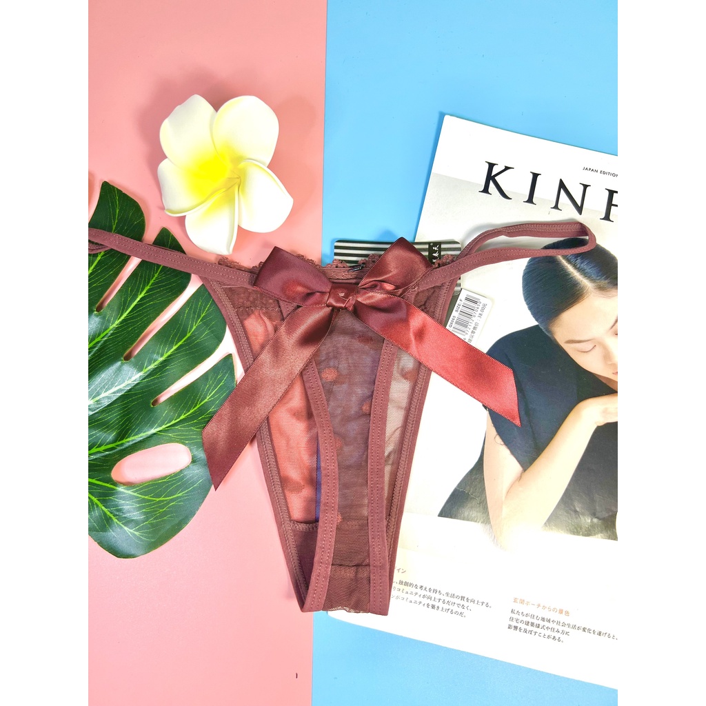 Quần Lót Nữ Ren Lọt Khe Nơ Sau Viền Sexy - Gợi Cảm Min Underwear 139175