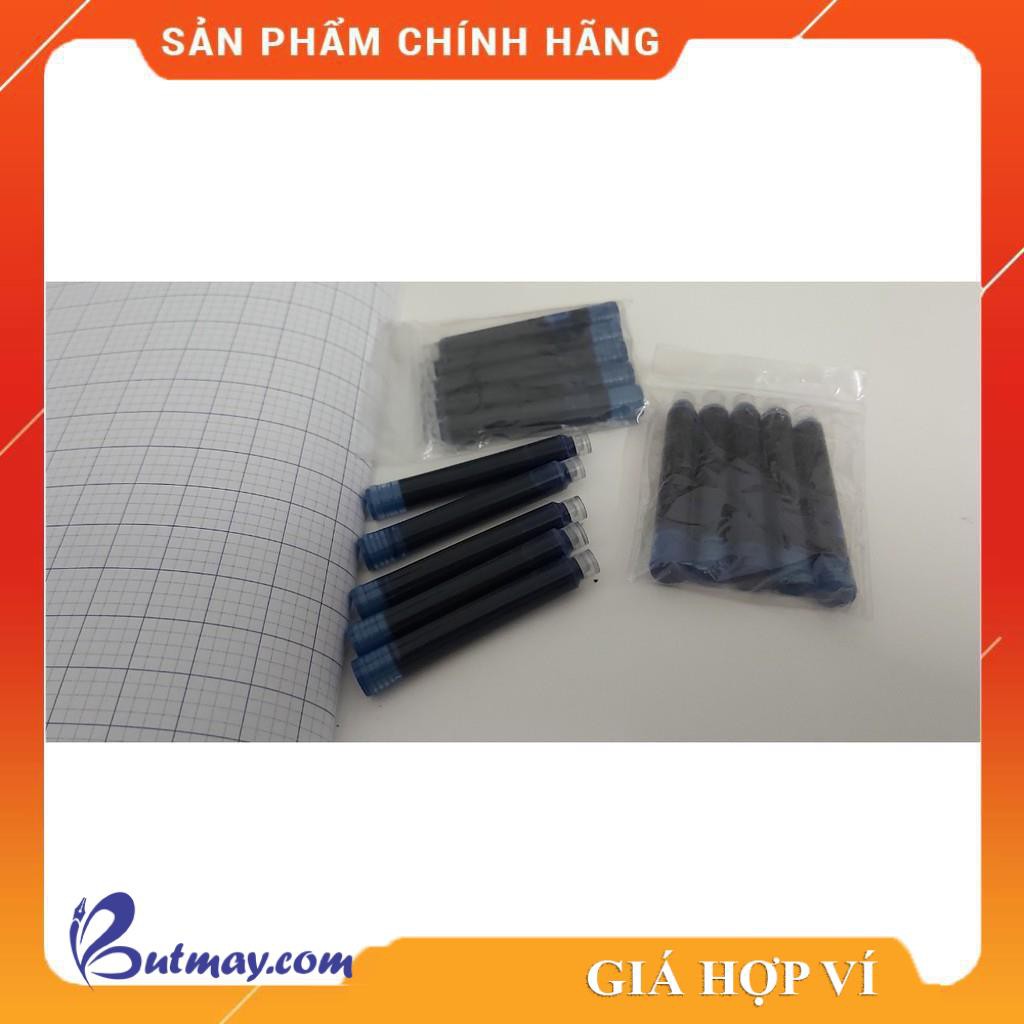 [FRESHIP] Vỉ mực ống cỡ 2,6mm- 3.4mm (5 ống màu đen, xanh, xanh đen, tím, đỏ, xanh lá) [Sao Khue Pens - butmay.com]