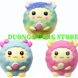 SALE RẺ SQUISHY CỪU VUI VẺ HAPPY SHEEP HÃNG ICOOL