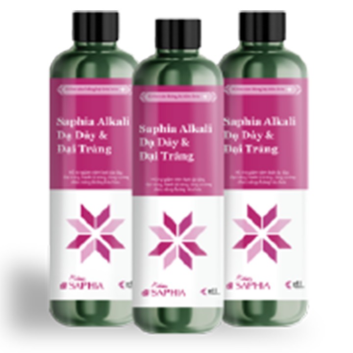 Thực phẩm chức năng ĐAU DẠ DÀY đại tràng Kiềm Saphia hoàn toàn từ thảo dược chai 300ml