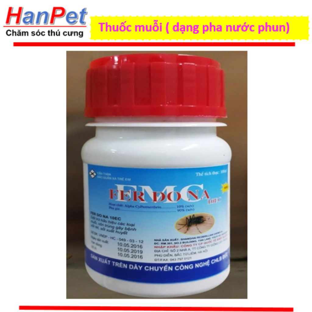Thuốc muỗi FERDONA  dạng pha nước phun