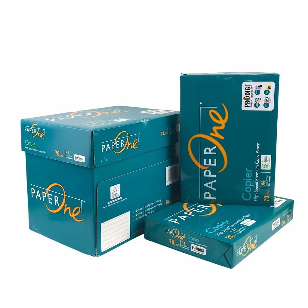 Giấy in A4 CAO CẤP Paper One nhập khẩu định lượng 70-80-85 gm2