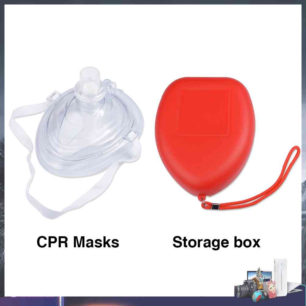 Mặt Nạ Thở CPR Có Van Thở Nhân Tạo Một Chiều Có Thể Tái Sử Dụng