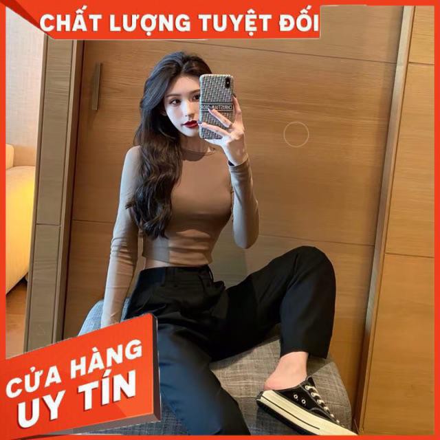 ÁO THUN DÀI TAY CỔ TRÒN VẢI ĐẸP XUẤT SẮC | BigBuy360 - bigbuy360.vn