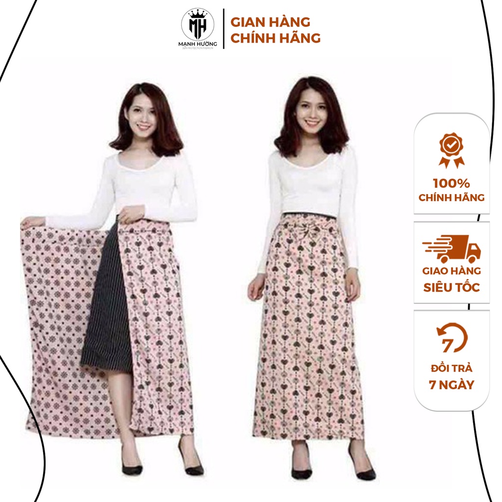 Váy Quây Hai Lớp Chống Nắng MẠNH HƯỜNG - Ảnh Thật