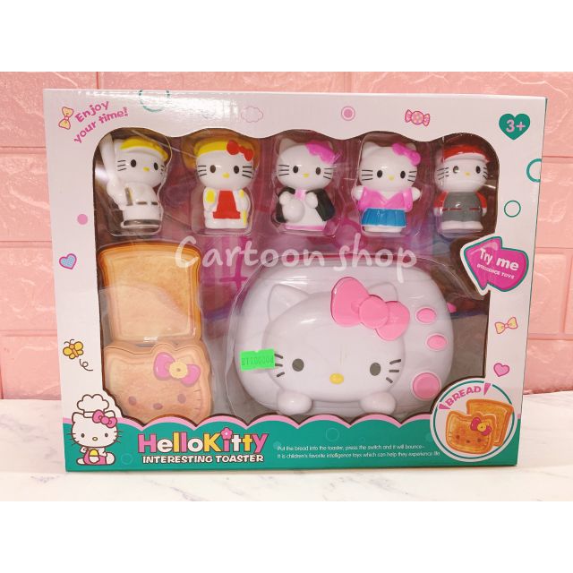 Máy nướng bánh mì sandwich hellokitty đồ chơi nấu ăn