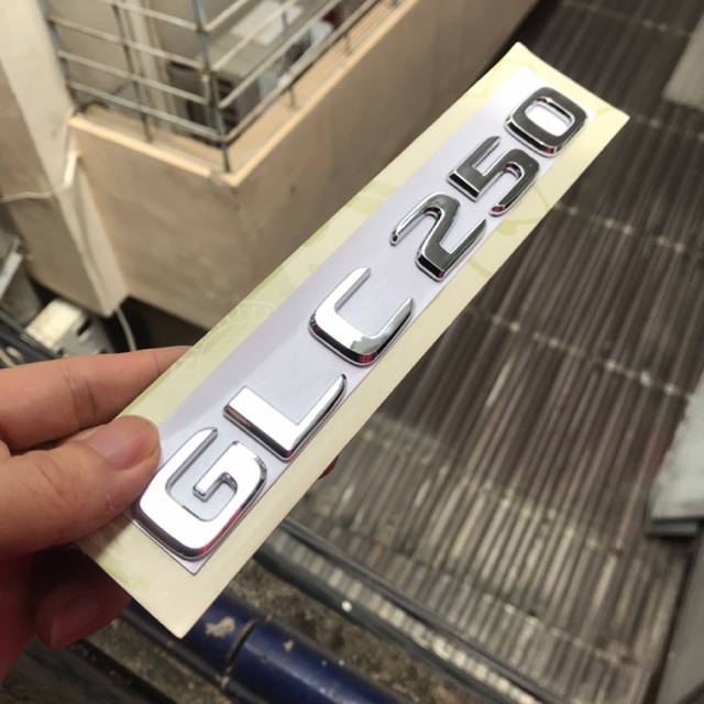 Chữ GLC 250 - Tem glc250 amg - Logo Glc250 4matic mercedes