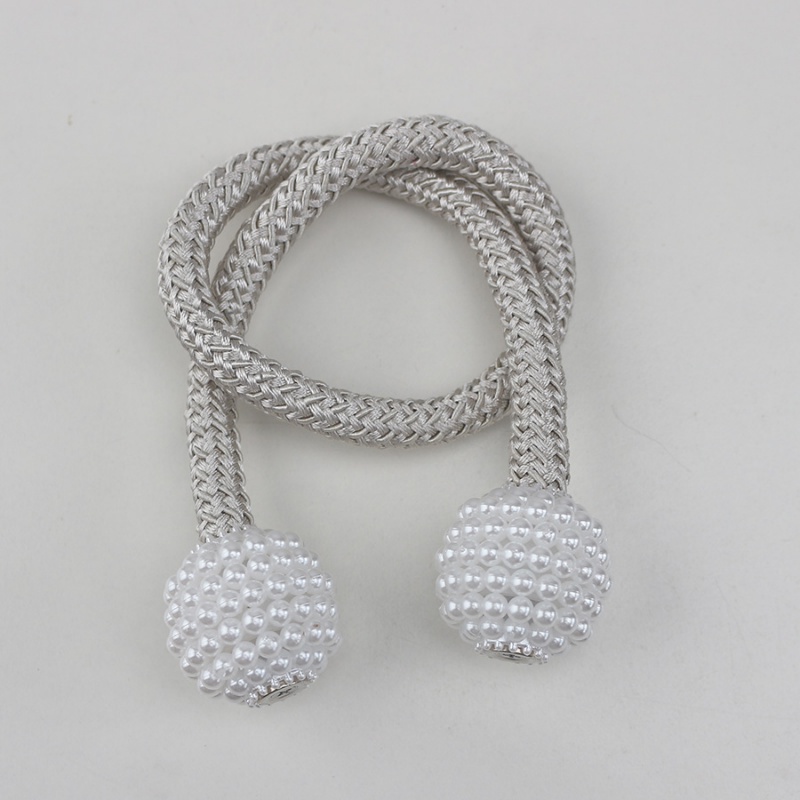 1 Dây Buộc Rèm Cửa Nam Châm Đính Ngọc Trai Nhân Tạo Thời Trang Giá Đỡ