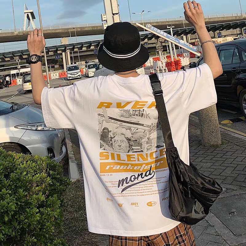 Áo Thun Tay Lỡ Unisex Form Rộng RVER Nam Nữ Phong Cách Ulzzang SOMO | BigBuy360 - bigbuy360.vn