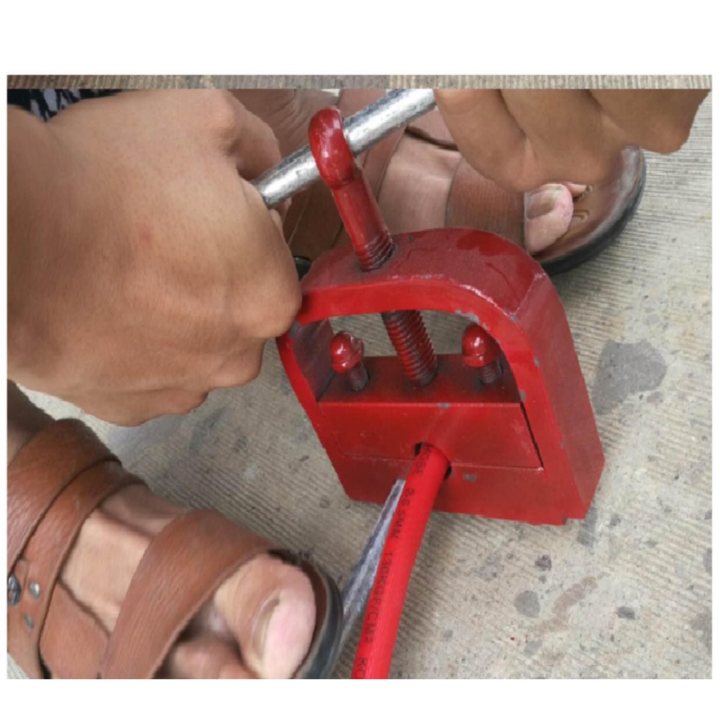 Máy bấm đầu ống dây áp lực cao, Bộ bấm đầu ống dây quay tay tiện dụng