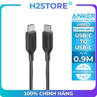 Cáp anker powerline iii usb-c to usb-c dài 0.9m - a8852