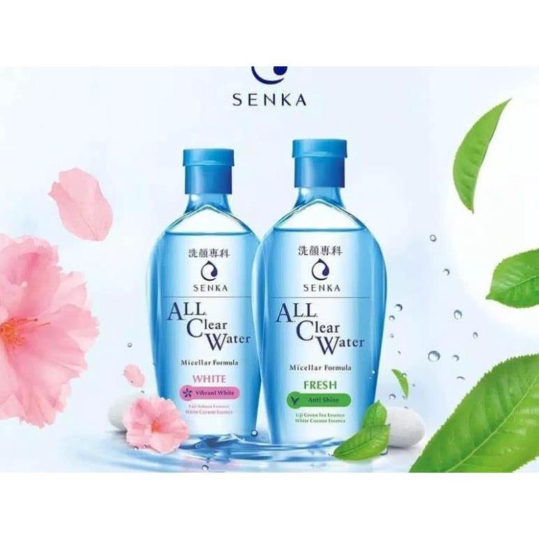 Nước tẩy trang Micellar Senka A.L.L Clear Water Fresh 230ml - Donna.cosmetics