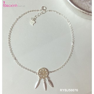 Lắc chân bạc Ý 925  - Vòng bắt giấc mơ Dream catcher RYBJ50076