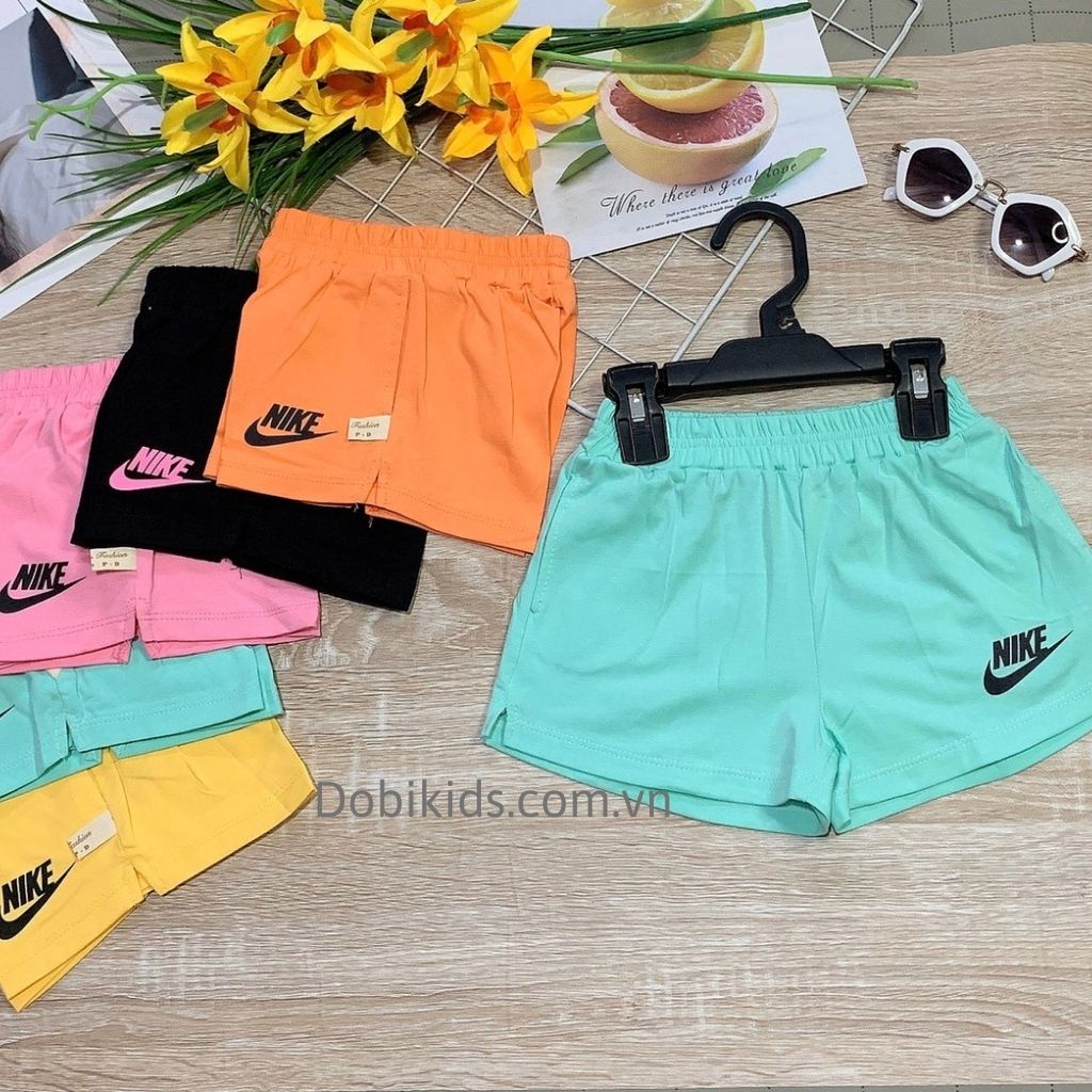 Quần Đùi Chục Cho Bé Thun Cotton SG Loại 1 Co Giãn Mềm Mát Form Dáng Thể Thao Xinh Xắn