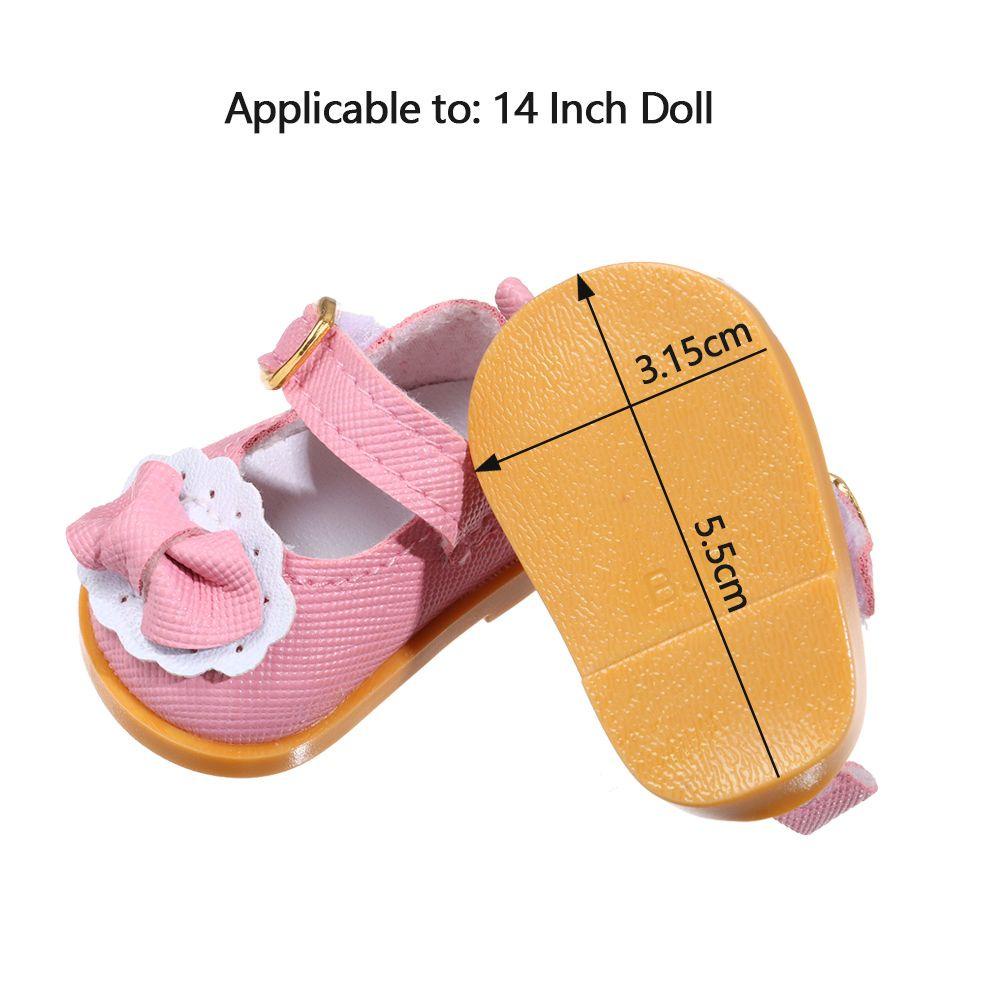 Giày Boot Da Xinh Xắn Dành Cho Búp Bê 5.5cm