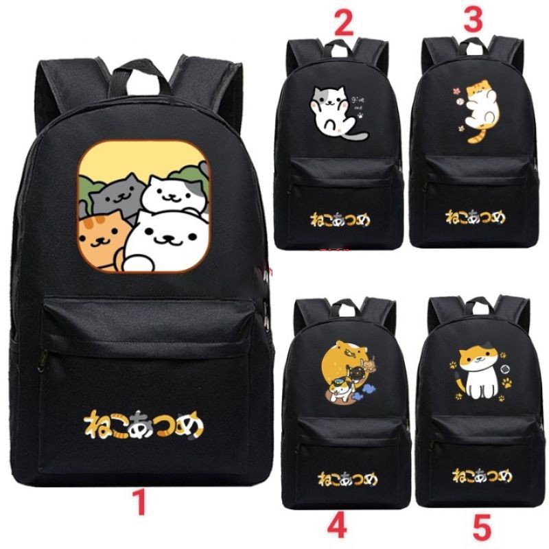 Balo Đi Học Neko Atsume Cực HOT giá tận xưởng