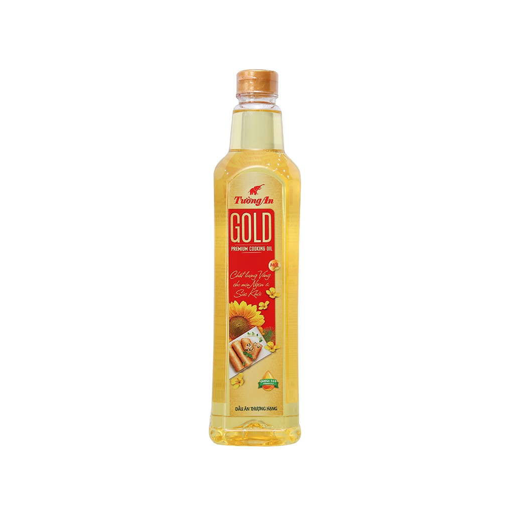 Dầu ăn cao cấp Tường An Gold chai 1 lít