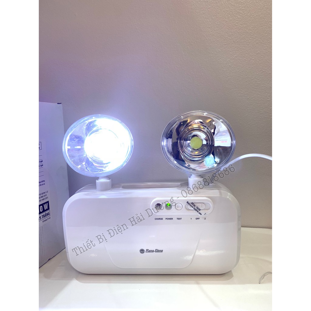 Đèn LED khẩn cấp Rạng Đông 10W D KC02/10W (Ánh sáng trắng) - Bảo hành 12 tháng