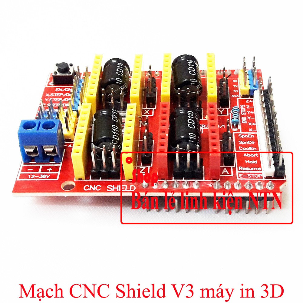 Mạch điều khiển CNC Shield V3 cho máy in 3D - 3401563 , 1206101024 , 322_1206101024 , 42000 , Mach-dieu-khien-CNC-Shield-V3-cho-may-in-3D-322_1206101024 , shopee.vn , Mạch điều khiển CNC Shield V3 cho máy in 3D