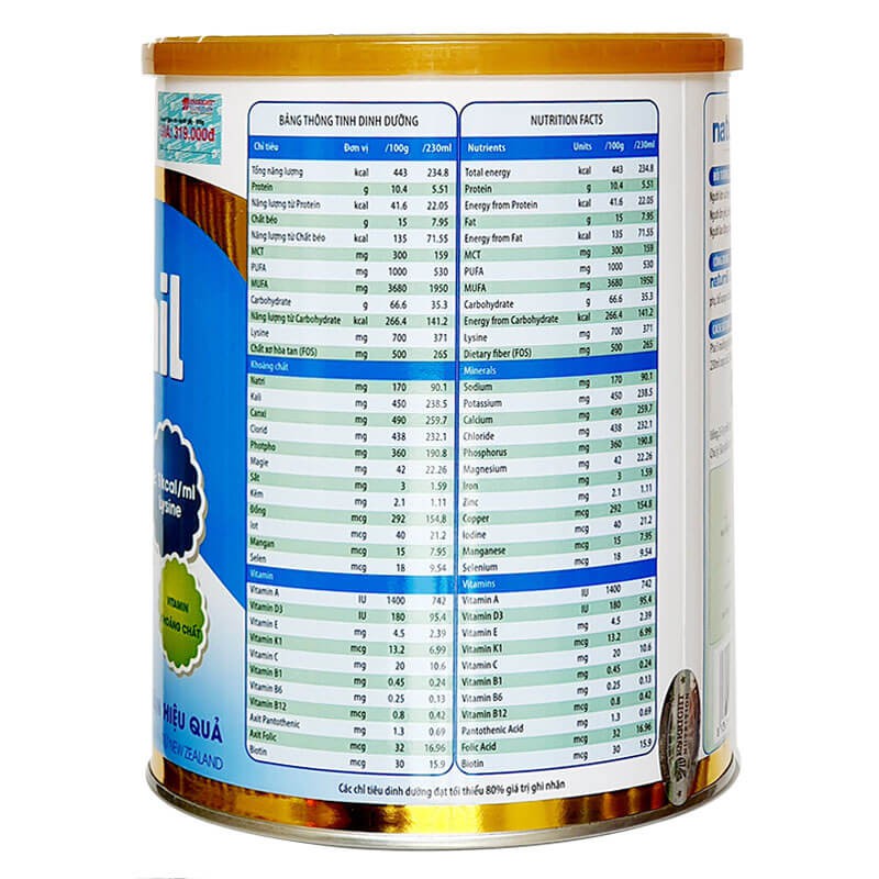  Sữa Natumil dành cho người gầy loại 900g