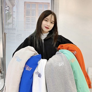 Áo Hoodie Zip ❤️CINDER CLUB - Áo khoác khóa kéo nỉ bông form rộng phong cách unisex nam nữ 6 màu- Local Brand Chính Hãng