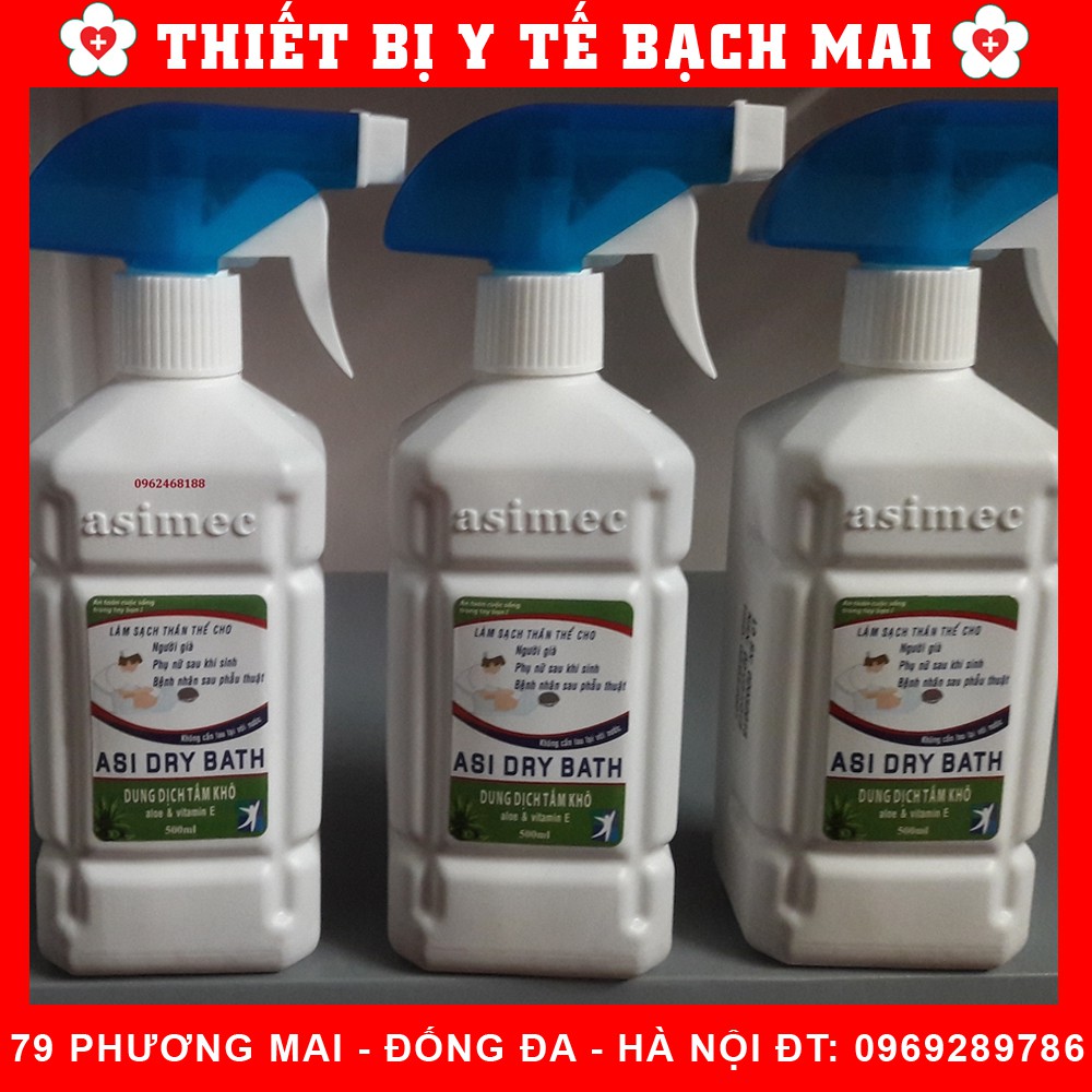 Dung Dịch Tắm Khô Asi Dry Bath ASIMEC [500ml]