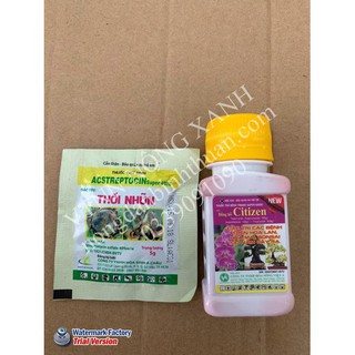 Combo trị thối nhũn và đóm lá hoa lan - viên thối nhũn và citi 20ml