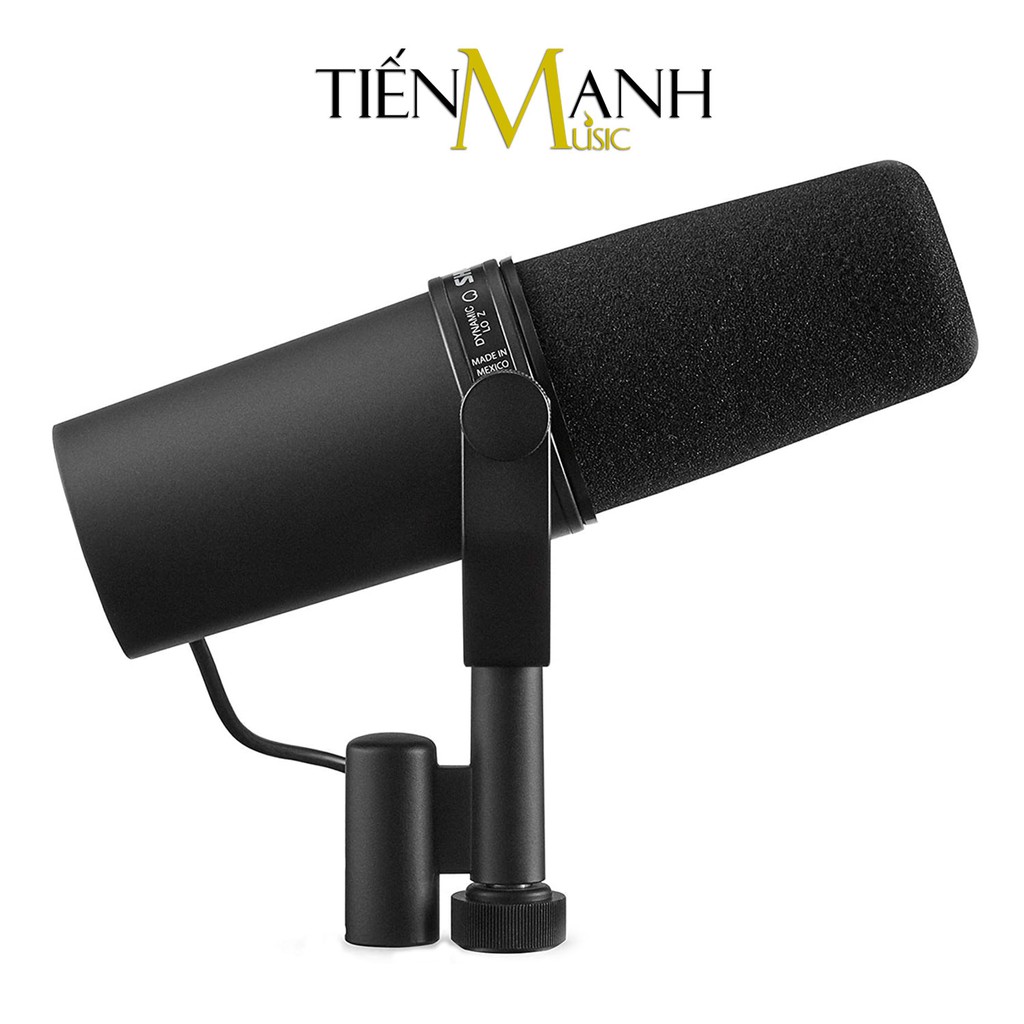 [Chính Hãng, Tặng Cable] Micro Shure SM7B Livestream Podcast Mic Thu Âm Phòng Thu Studio Microphone Biểu Diễn