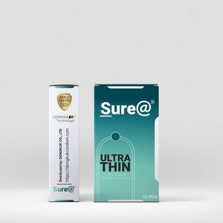Bao cao su siêu mỏng siêu trơn Sure Ultra Thin - 10 chiếc