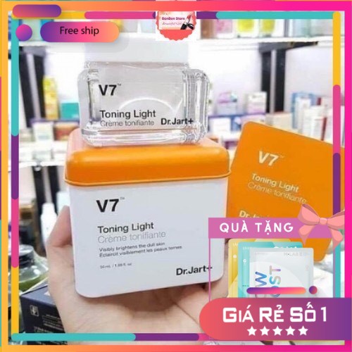 Kem V7 Toning Light Dr Jart Hàn Quốc , Mini Size 10ml , Full Size 50ml , Dưỡng Trắng Hồng Bật Tone [CHÍNH - HÃNG]