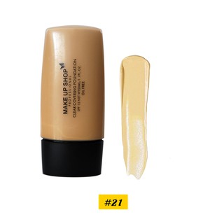 [ HÀN QUÔC] Kem Nền Che Khuyết Điểm Make Up Shop Clear Covering Foundation 50ml