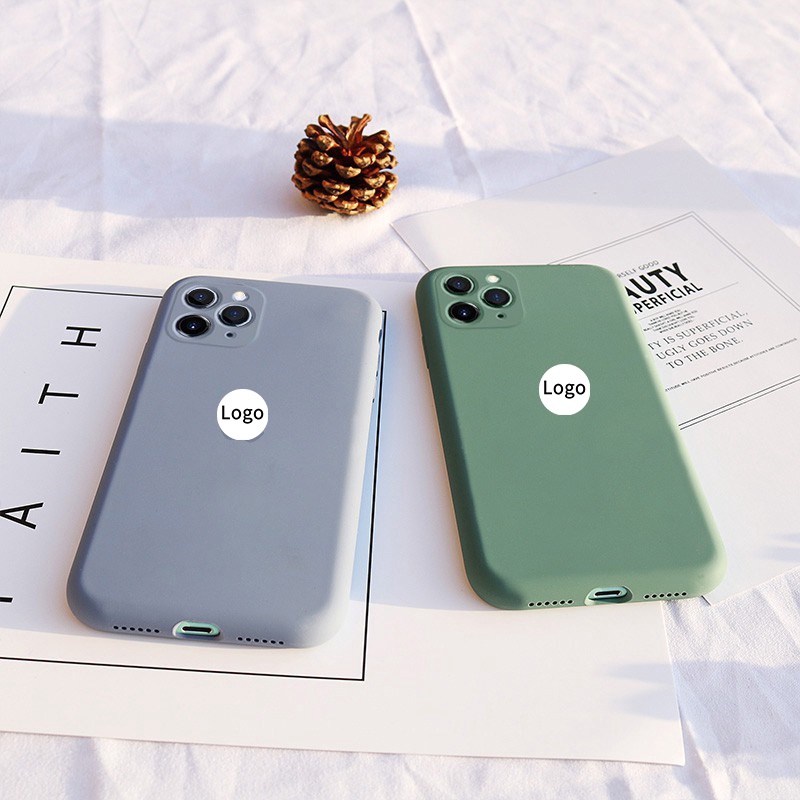 Soft Casing for iPhone 11 12 13 Pro Max Liquid Silicone Full Protection Case for iPhone X XS Max XR Phone Cover