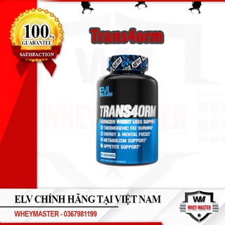 Viên uống bổ sung hỗ trợ đốt mỡ và tăng năng lượng cơ thể evl trans4orm 120 viên