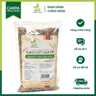 Gạo lứt lúa mì nguyên cám nảy mầm 1kg Viethealthy | Việt healthy| Viethealthy