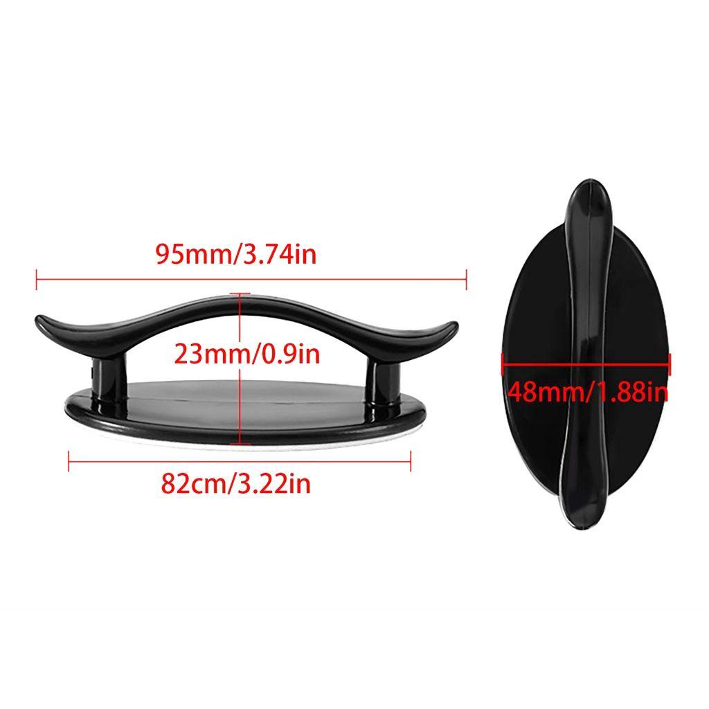PATRICIA 1 Tay Nắm Cửa Tủ Quần Áo Tự Dính Bằng Nhựa PP Chất Lượng Cao