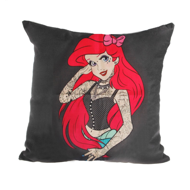 ☀READY STOCK 45x45cm Princess Linen Cushion Cover Pillow Decorative Sofa Bedroom Home Decor