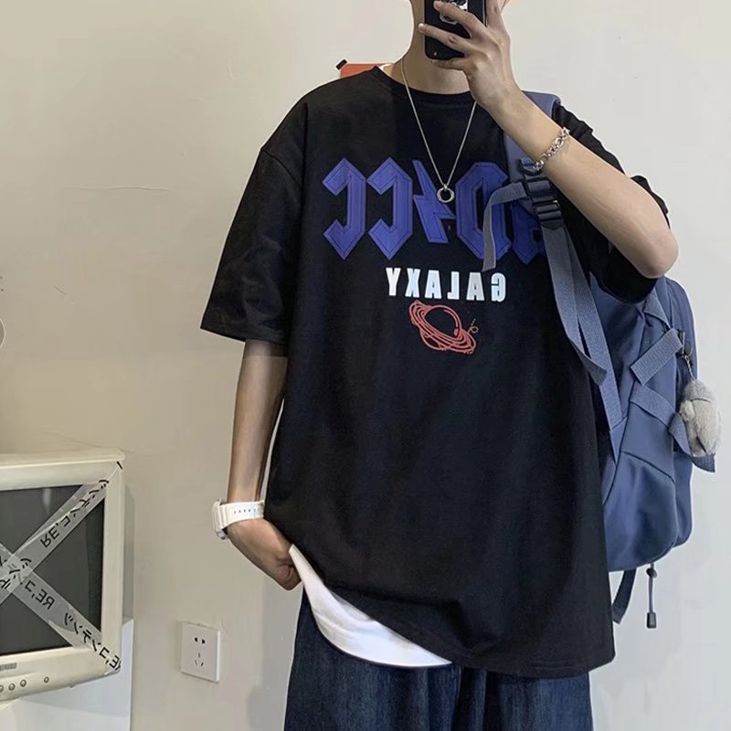 Áo Thun Tay Ngắn In Chữ M-8XL Thời Trang Cho Nam