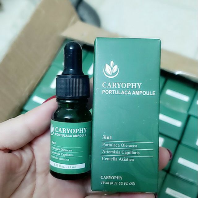 Serum mụn rau má Caryophy 10ml