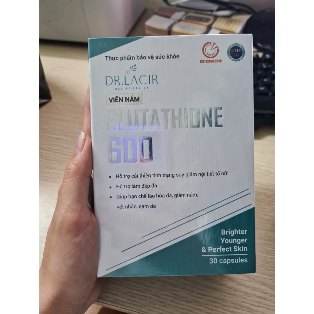 VIÊN UỐNG TRẮNG DA NGỪA NÁM GLUTATHIONE 600 | Thế Giới Skin Care