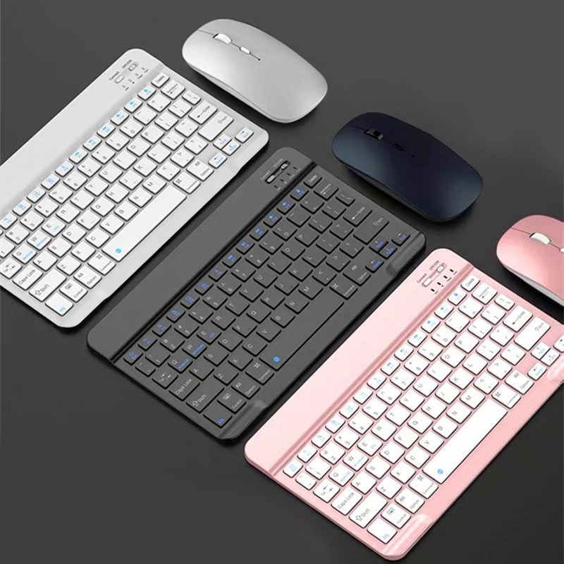 Bàn PhíM Mini Bluetooth Không Dây Siêu MỏNg Cho Windows / Android / iOS / PC
