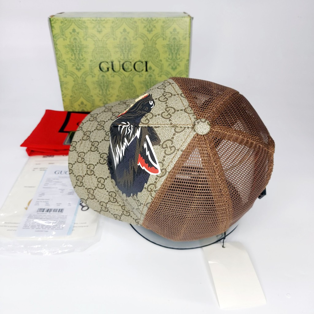 Nón kết gc Mũ lưỡi trai Gc thời trang cao cấp sói mỏ ngắn lưới nâu supper like âu 1.1  full box hộp cực đẹp (Nón Thiết K
