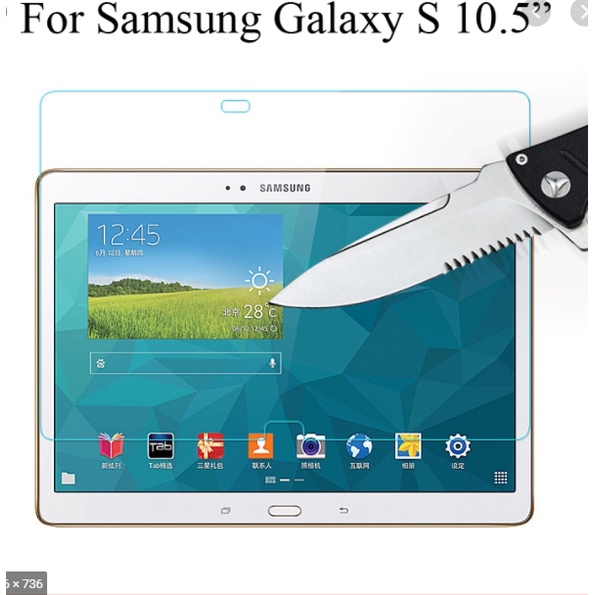Kính Cường Lực Samsung Galaxy Tab S 10.5 T800 T805 ( trong suốt )