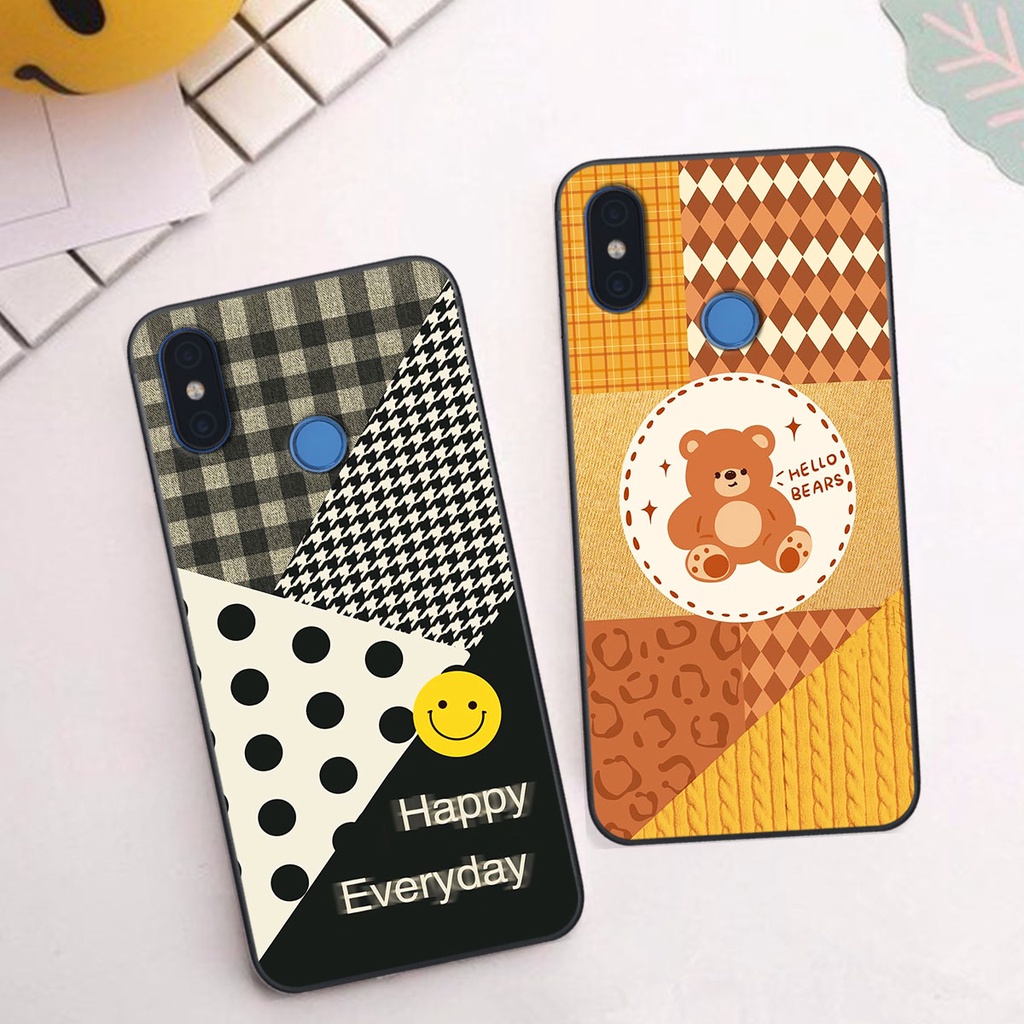 Ốp lưng Xiaomi MI 8 / MI 8 SE happy day, gấu bear dễ thương - BỀN - ĐẸP -BAO GIÁ TOÀN THỊ TRƯỜNG